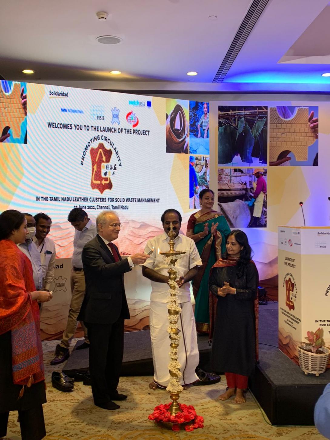 Launch of the Solidaridad Leather Project in TN