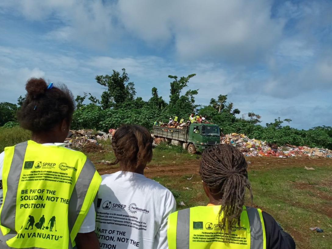 PacWaste Plus Programme Tropical Cyclone Harold Recovery works undertaken in Vanuatu 