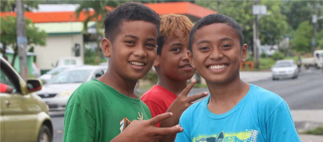 Children from the Federated States of Micronesia