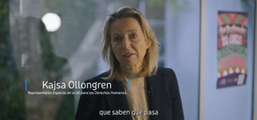  #ProtejamosSusVoces - Kajsa Ollongren, Representante Especal de la UE para los Derechos Humanos 