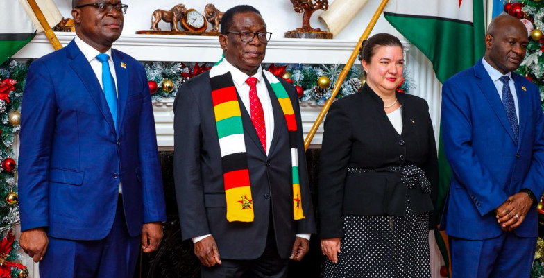 Ambassador Katrin Hagemann Presents Credentials to President of Zimbabwe