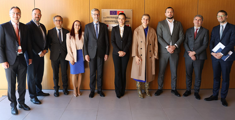 Group of officials standing 