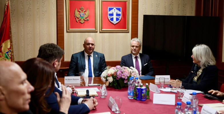 Ambassador Sattler and Mayor of Pljevlja Vraneš