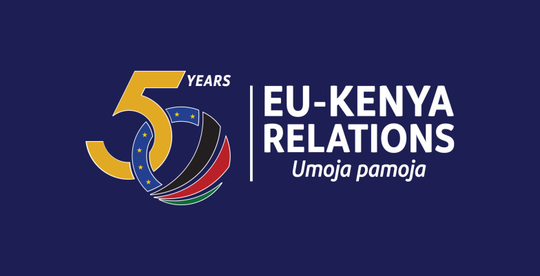 EU Kenya 50 years annivesary logo