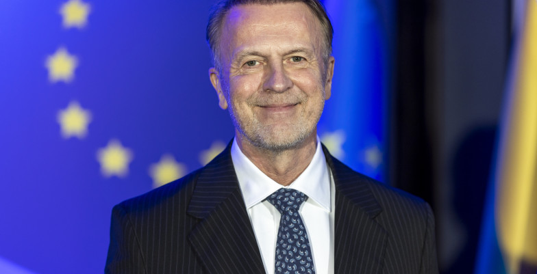 Ambassador-Designate Aivo Orav during EU Day celebrations in Istanbul, Türkiye