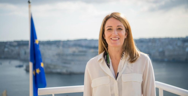 Roberta Metsola, the President of the European Parliament