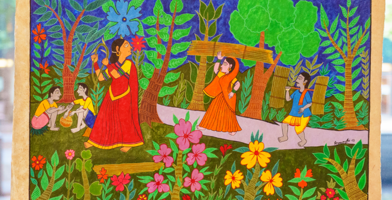 Nepalese art design.