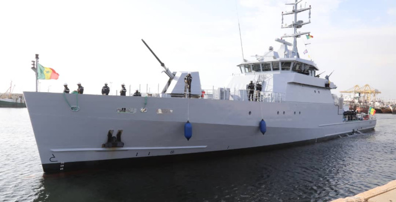 Le navire le Walo de la Marine nationale du Sénégal