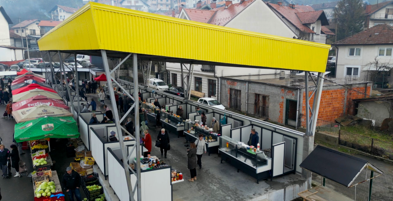 City Market in Gračanica 