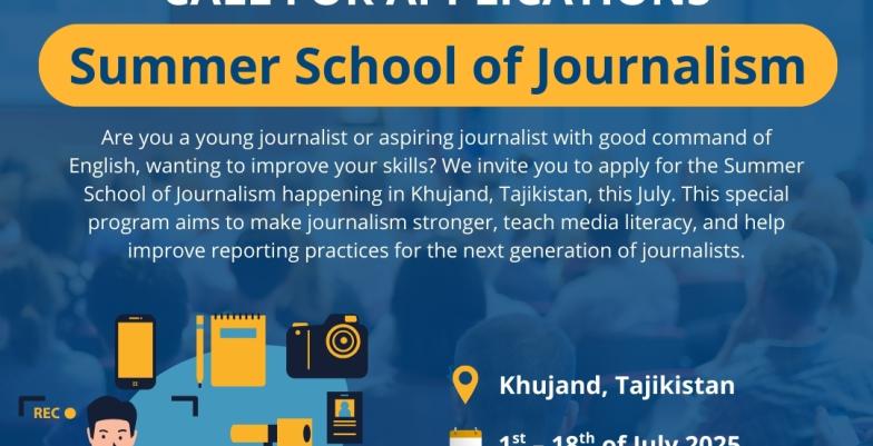Summer school of journlaism - Tajikistan