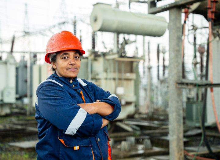 Electricity substation infrastructure in Ethiopia supported under the RISED Ethiopia programme.