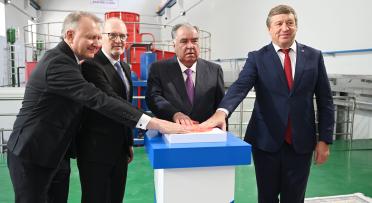 Sebzor HPP launch in Tajikistan