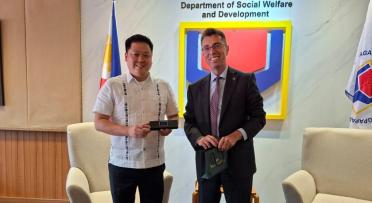 EU Ambassador Santoro meets DSWD Secretary Gatchalian