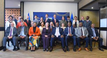 Family photo during 2025 Lesotho-EU signing ceremony