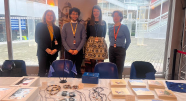 Amb. Vesna and the EUDel team at the Charity Market