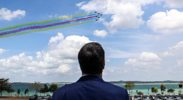 Singapore Airshow Opening display