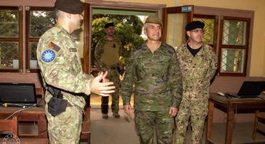 The Spanish Joint Forces Operations Command visits EUTM CAR