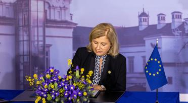 Věra Jourová, vice-présidente de la Commission européenne chargée des valeurs et de la transparence