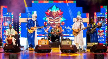 le groupe Tikoubaouine sur scène