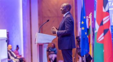 President Dr William Ruto at the opening of the EU - Kenya Business Forum