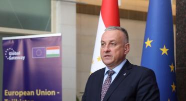 Commissioner Jozef Síkela in Dushanbe, March 2025