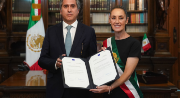 Embajador Francisco André presenta cartas credenciales a la Presidenta Sheinbaum