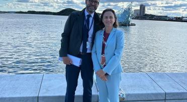 Belén Martinez Carbonell og Torgeir Larsen