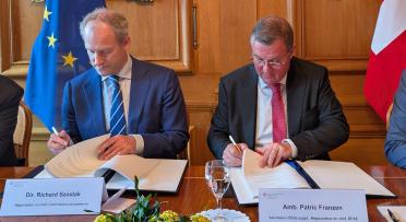 Initialling ceremony Switzerland EU