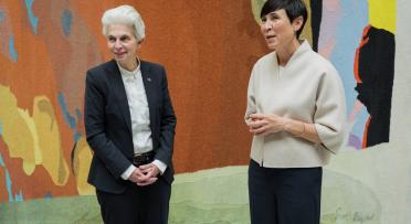 SEDE komitéleder Marie-Agnes Strack-Zimmermann og Ine Eriksen Søreide