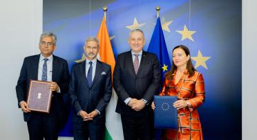 EU and India agree to develop trilateral cooperation