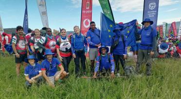 Team Europe at the Moshoeshoe Walk 2025