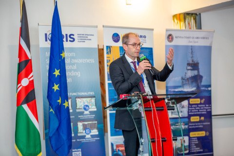 EU Delegation's Deputy HOD, Ondrej Simek speaks at the event