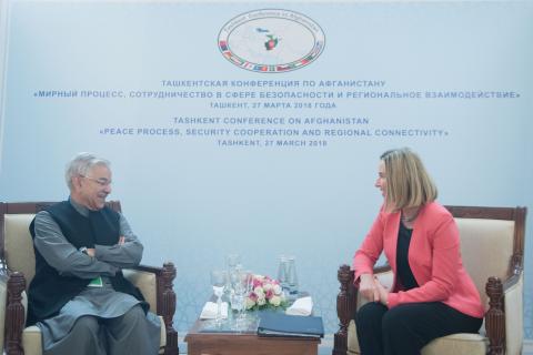 HRVP Federica MOGHERINI in Tashkent, Uzbekistan: participates in a conference on Afghanistan "Peace process, security cooperation and regional connectivity"