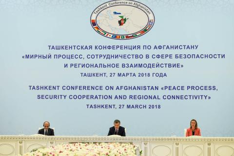 HRVP Federica MOGHERINI in Tashkent, Uzbekistan: participates in a conference on Afghanistan "Peace process, security cooperation and regional connectivity"
