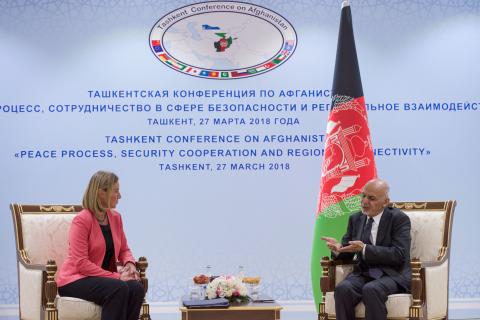 HRVP Federica MOGHERINI in Tashkent, Uzbekistan: participates in a conference on Afghanistan "Peace process, security cooperation and regional connectivity"