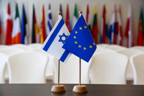 israel and eu flag