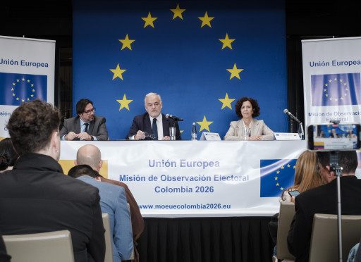 Rueda de prensa MOE UE Colombia