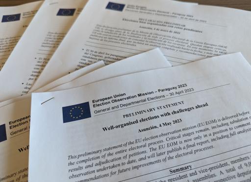 MOE UE PY 23 Declaración Preliminar 4 de mayo