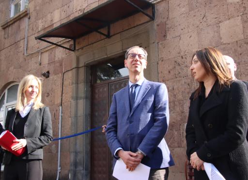 Stefano Tomat visited Armenia on 20 and 21 February 2023 to open the EU Mission in Armenia 
