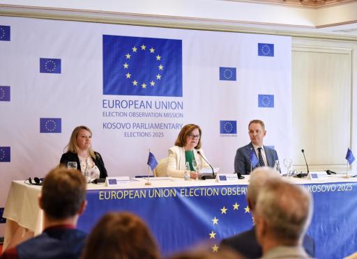 Kosovo EU EOM 2025 final report press conference
