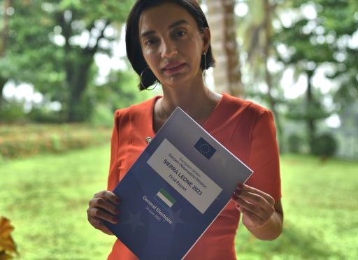 Chief Observer Evin Incir with EU EOM Final Report