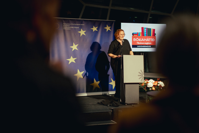 CEO of the Association of Icelandic Book Publishers Bryndís Loftsdóttir.