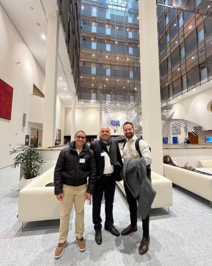 Periodistas dominicanos en Bruselas