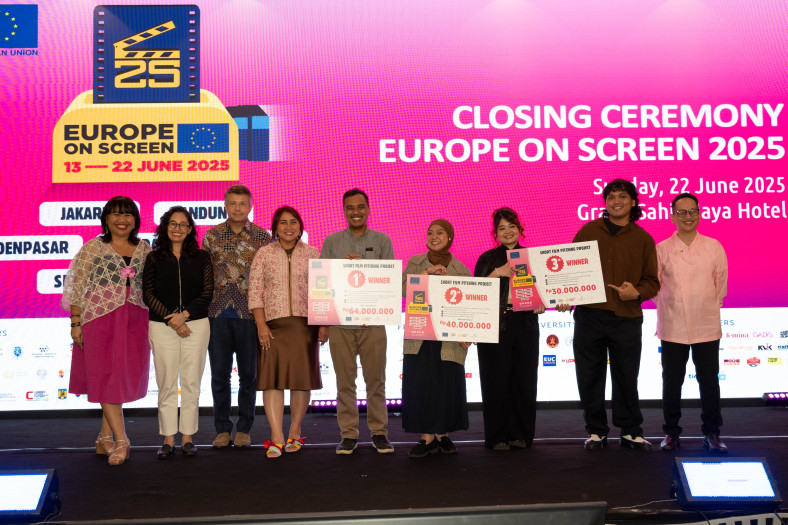 WInners Announcement of the 'Short Film Pitching Project' (SFPP) at the EOS 2025 Closing Night