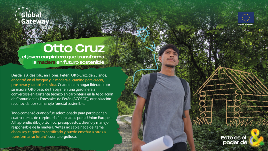 Otto Cruz, el joven carpintero que transforma la madera en futuro sostenible