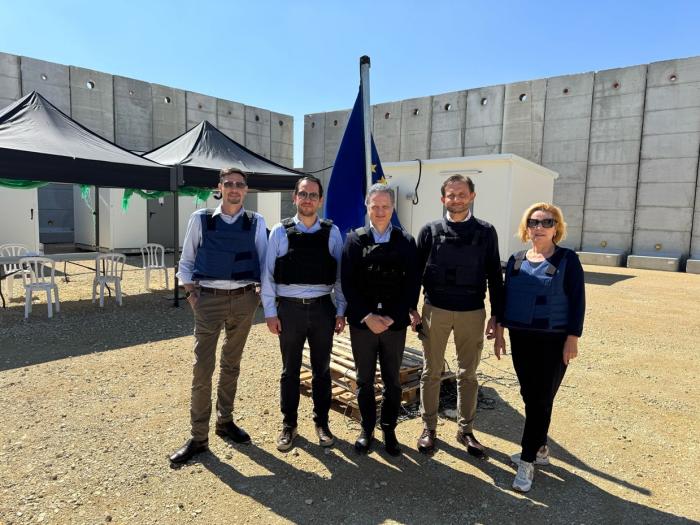 European delegation visits EUBAM Rafah at Rafah Crossing Point