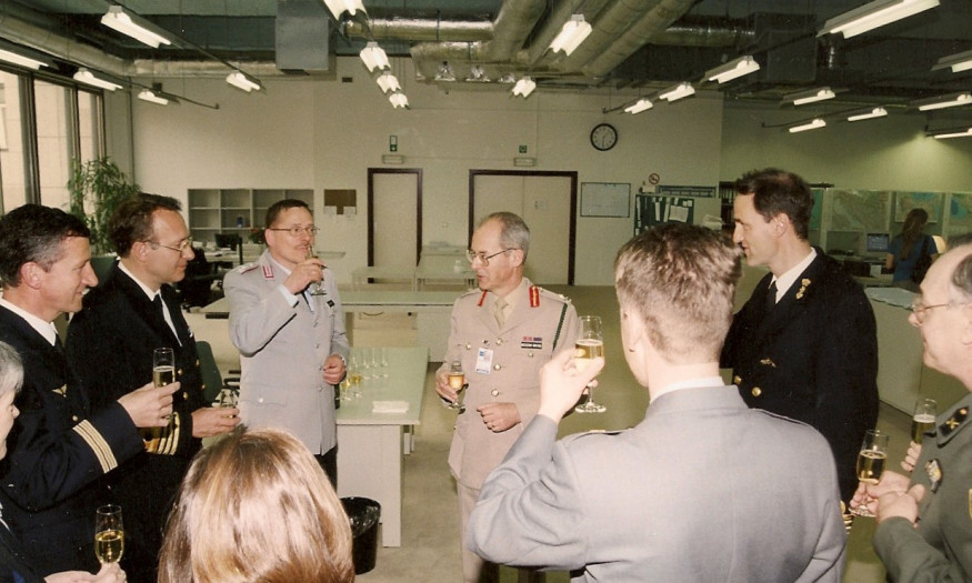 Toasting the Formation of the European Union Military Staff