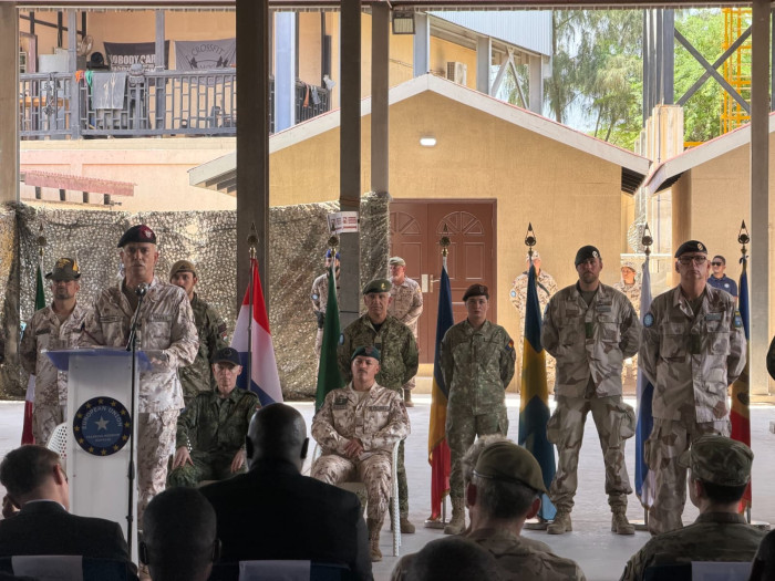 EUTM Somalia Change of Command ceremony