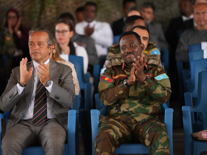 EUTM Somalia Change of Command ceremony
