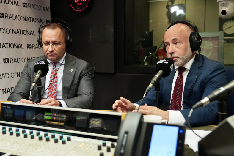 Support for Ukraine interview